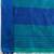 Solid Contrast Temple Border Raw Silk Saree with Striped Zari Woven Detail