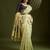 Thread Woven Flower Butti Muga Cotton Saree with Muniya Border Paithani Zari Detail