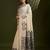 Self Checks Muga Cotton Saree with Kalamkari Border and Zari Woven Detail