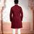 Maroon embroidered kurta payjama