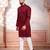 Maroon embroidered kurta payjama