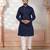 Blue embroidered kurta payjama