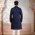 Blue embroidered kurta payjama