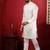 White embroidered kurta payjama