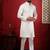 White embroidered kurta payjama