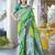 Leheriya Woven Design Zari Border Banarasi Silk Saree
