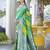 Leheriya Woven Design Zari Border Banarasi Silk Saree