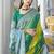 Leheriya Woven Design Zari Border Banarasi Silk Saree