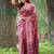 Stylish Floral Printed Zari Tussar Silk Saree