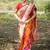 Leheriya Woven Design Zari Border Banarasi Silk Saree