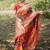 Leheriya Woven Design Zari Border Banarasi Silk Saree