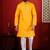 Yellow embroidered kurta payjama