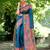 Floral Silk Cotton Tussar Saree