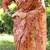Stylish Floral Printed Zari Tussar Silk Saree