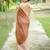 Checked Tussar Saree