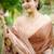 Checked Tussar Saree