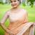 Stylish Checked Patterns Printed Tussar Silk Saree