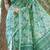 Stylish Floral Printed Zari Tussar Silk Saree