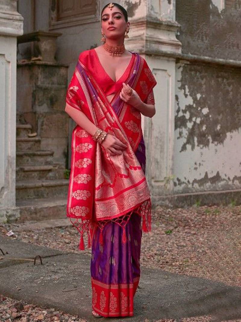 Woven Design Zari Kanjeevaram Saree