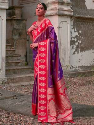 Woven Design Zari Kanjeevaram Saree 2