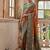 Antique Coffee Floral Woven Design Zari Banarasi Silk Sarees