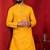 Yellow embroidered kurta payjama