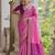 Ethnic Motifs Woven Design Zari Ikkat Silk Sarees