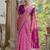 Ethnic Motifs Woven Design Zari Ikkat Silk Sarees