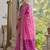 Ethnic Motifs Woven Design Zari Ikkat Silk Sarees