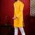 Yellow embroidered kurta payjama