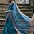 Cerulean Firozi Woven Design Linen Silk Zari Butti Weaves Saree