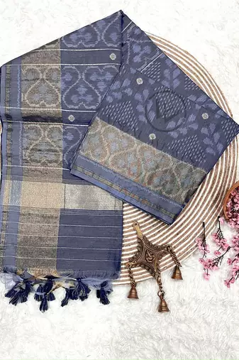 Woven Design Zari Ikat Saree