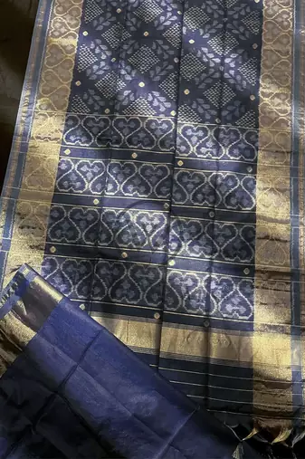Woven Design Zari Ikat Saree