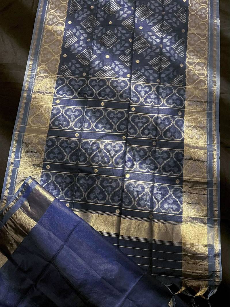 Woven Design Zari Ikat Saree