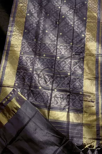 Ethnic Motifs Zari Premium Raw Silk Saree