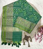 Woven Design Zari Ikat Saree