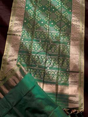 Woven Design Zari Ikat Saree 2