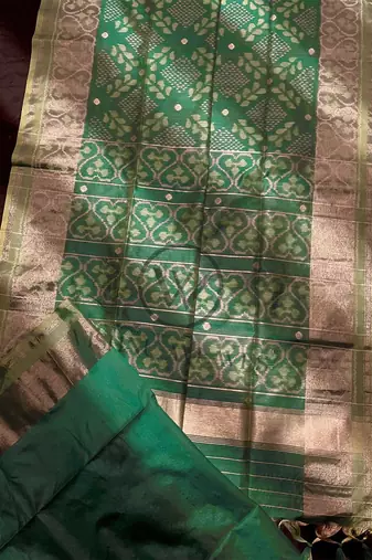 Woven Design Zari Ikat Saree