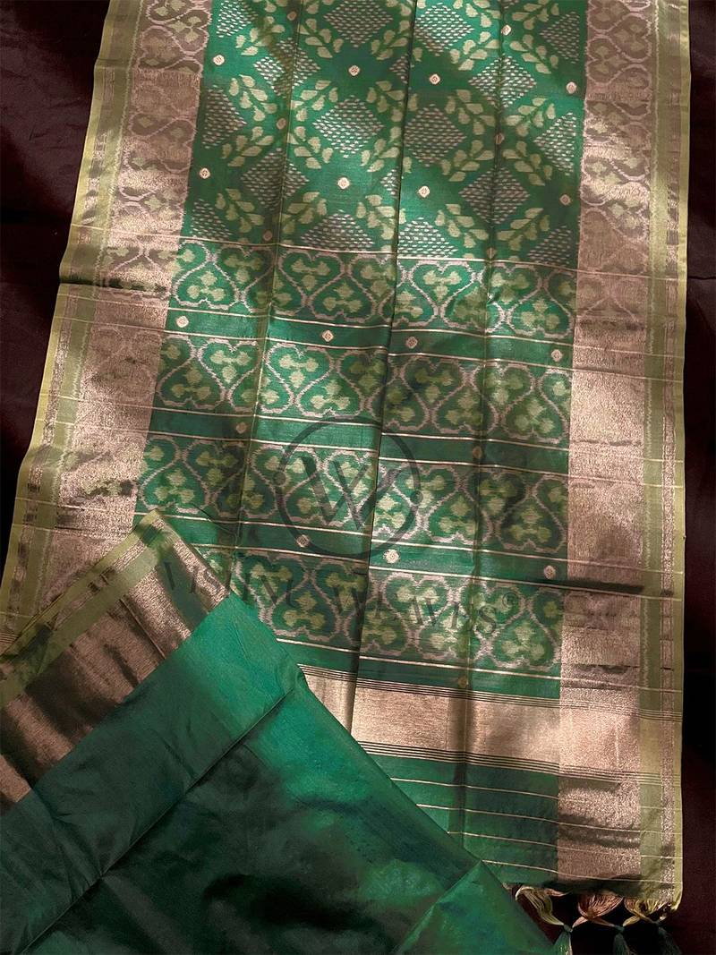 Woven Design Zari Ikat Saree