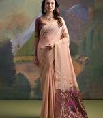 Woven Design Zari Pure Cotton Muga Saree