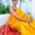 Ethnic Motifs Phulkari Tussar Saree