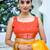 Ethnic Motifs Phulkari Tussar Saree