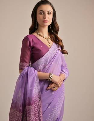 Woven Design Pure Cotton Saree 1
