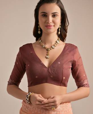 Woven Design Pure Cotton Muga Saree 4