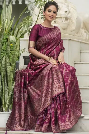 Woven Design Zari Banarasi Saree