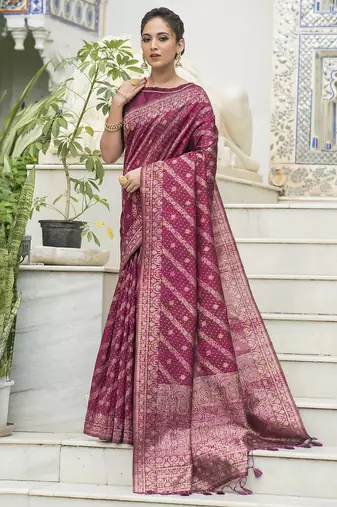 Woven Design Zari Banarasi Saree