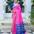 Ethnic Motifs Phulkari Tussar Saree