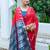 Ethnic Motifs Phulkari Tussar Saree