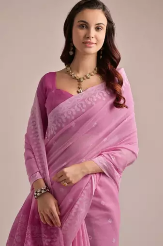 Woven Design Zari Pure Cotton Muga Saree