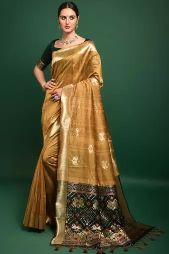 Woven Design Zari Patola Saree